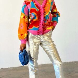 Never Fully Dressed Silver Ankle Pants